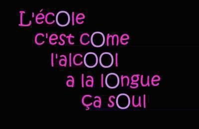 oué l'école sa soule !!!!