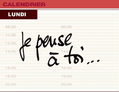 J'adore mon calendrier !!
